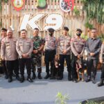 Dalam acara peresmian Gedung K-9 Unit Satwa turut hadir Wakapolda Metro Jaya, Penjabat Gubernur DKI Jakarta.