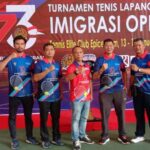 Kementerian Hukum dan HAM RI melalui Persatuan Olahraga Pengayoman (POP) Bidang Tenis Lapangan menyelenggarakan Turnamen Tenis.